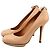Lanvin Scarpins em Couro Bege
