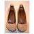 Lanvin Scarpins em Couro Bege - vista 3