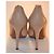 Lanvin Scarpins em Couro Bege - vista 4