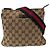Borsa a tracolla Gucci in tela GG beige e marrone