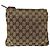 Borsa a tracolla Gucci in tela GG beige e marrone - vista 2