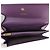 Portafoglio lungo in pelle viola Salvatore Ferragamo - vista 10