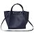Big Bag Céline Celine Handtasche aus blauem Leder - Ansicht 2