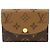 Carteira bi-fold Louis Vuitton Monogram Reverse