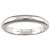 Autre Marque Tiffany & Co. Milgrain 1 Band Ring aus Platin 950 - Ansicht 2