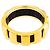 Anel Chaumet Class One #53 em borracha e ouro amarelo - vista 4