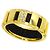 Anel Chaumet Class One #53 em borracha e ouro amarelo - vista 6