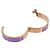 Hermès Brazalete Hermes Clic H GM en Lilac Rose Gold - vista 4