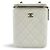Chanel Vertical Classic Vanity Case with Chain Quilted Caviar Mini
