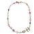 Collana Chanel CC in perle finte e metallo corta