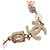 Collana Chanel CC in perle finte e metallo corta - vista 2