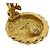 Clip Chanel Vintage CC trapuntate con bottone rotondo, metallo e perle finte - vista 3