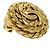 Clip Chanel Vintage CC trapuntate con bottone rotondo, metallo e perle finte - vista 6