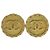 Chanel Vintage Radial CC Clip-On Metal