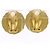 Chanel Vintage Radial CC Clip-On Metal - vista 3