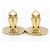 Chanel Vintage Radial CC Clip-On Metal - vista 5