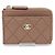 Monedero con cremallera Chanel Classic