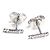 Autre Marque Tiffany & Co. Fleur de Lis Platin Stecker-Ohrringe - Ansicht 2