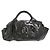Loewe Nappa Aire Glitter Handtasche aus Lackleder Schwarz - Ansicht 2