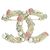 Broche Chanel Coco Mark de pérolas falsas