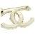 Broche Chanel Coco Mark de pérolas falsas - vista 4