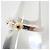 Autre Marque Anello a fascia Tiffany & Co. in argento sterling e oro giallo - vista 4