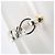 Autre Marque Anello a fascia Tiffany & Co. in argento sterling e oro giallo - vista 6