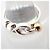 Autre Marque Anello a fascia Tiffany & Co. in argento sterling e oro giallo - vista 9