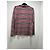 Prada Maglione a righe in cotone con zip - vista 7