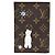 Custodia passaporto Louis Vuitton Monogram Azur - vista 2