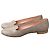 Studio Pollini Grey Python-Effect Leather Ballet Flats