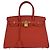 Hermès Hermes Birkin Red Togo with Gold Hardware 30