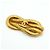 Broche Chanel banhada a ouro - vista 2