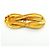 Broche Chanel banhada a ouro - vista 5