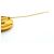Broche Chanel banhada a ouro - vista 7