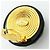 Chanel Clip-Ohrringe in Schwarz und Gold - Ansicht 4
