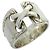 Ring Hermès Anello a Fascia Hermes Silver 925
