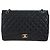 Bolsa Chanel Classic Single Flap em pele de cordeiro acolchoada Jumbo - vista 2