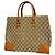 Gucci Shopper Bag aus braunem Canvas