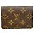 Tarjetero Louis Vuitton Brown