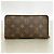 Cartera larga Louis Vuitton Monogram marrón - vista 9