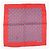 Foulard Hermès Carré 42 in seta rossa - vista 2