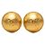 Boucles d'oreilles Chanel dorées