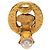 Timeless Orecchini a clip vintage Chanel Coco Mark - vista 3