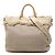 Borsa Tote Prada in maglia mesh con logo triangolo e frange