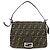 Fendi Zucchino Mamma Baguette Canvas Medium Tasche