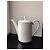 Vera Wang for Wedgwood Blanc et Noir Porcelain Teapot - view 2