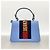 Borsa a mano Gucci Sylvie in pelle blu - vista 12
