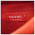 Borsa a tracolla Chanel in pelle d'agnello rossa - vista 5
