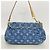 Borsa a spalla Mini Pleaty in denim Monogram Louis Vuitton - vista 11